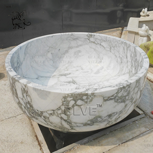 <span class=keywords><strong>Baignoire</strong></span> autoportante en marbre italien sculpté en pierre naturelle décorative pour hôtel BLVE, <span class=keywords><strong>baignoire</strong></span> de trempage pour adultes - Product Image 6