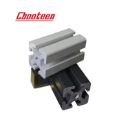 Fabricant de profilés en aluminium 4040 de haute qualité, extrusion à rainure en T 40x40mm