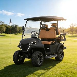 Voiturette <span class=keywords><strong>de</strong></span> golf électrique <span class=keywords><strong>de</strong></span> luxe LSV, exclusive pour les terrains <span class=keywords><strong>de</strong></span> golf, <span class=keywords><strong>conduite</strong></span> silencieuse et fluide, sièges haut <span class=keywords><strong>de</strong></span> gamme et confortables, maniabilité stable - Product Image 1