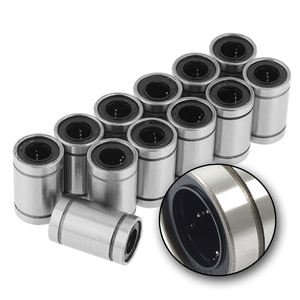 Втулка линейного шарикоподшипника LM10UU LM12UU LM20UU для 10 мм 12 мм 16 мм 20 мм линейный стержень стальная скользящая втулка для 3D-принтера - Product Image 1