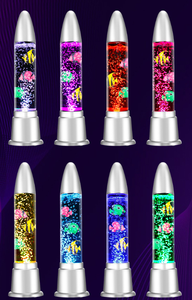 Aquarium Decoration Water Column Night Light Ambience Decorative <strong>Bubble</strong> LED Multi-color Artificial Jellyfish <strong>Fish</strong> Design <strong>Lamp</strong> - Product Image 5