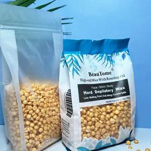 Wholesale customize Paper-Free Brazilian Wax Beads Depilatory Hard Wax Bean For Face Body Armpit Hair Removal 1000g 2.2lb