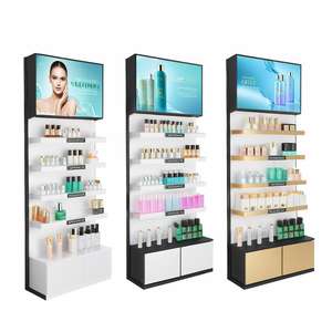 高品质现代设计化妆品展示架定制金属展示商场办公室前台公司美容 - Product Image 1
