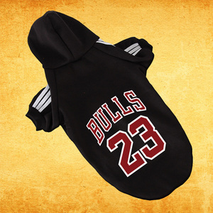 Sweat à capuche pour chien avec logo personnalisé, vêtements à capuche pour l'automne et l'hiver, XS à 10XL, pour chiens de taille moyenne et grande, Labrador, <span class=keywords><strong>Chicago</strong></span> <span class=keywords><strong>Bulls</strong></span> - Product Image 3