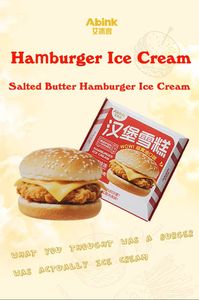 Helado Suave Estilo Hamburguesa Abink (<span class=keywords><strong>Precio</strong></span> de Fábrica). Sabor a Té de Huevo, Empaquetado en Bolsa, Listo para Comer. - Product Image 5
