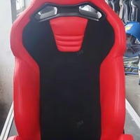 Sièges de course en cuir PVC noir de haute qualité SR-S, en stock, prêts à être expédiés, réglables, style sport, pour simulateur de course