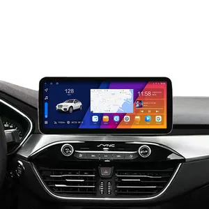 Layar sentuh 7/9/102, 3 inci QLED/IPS 1280*720 Stereo Gps mobil Android Radio player 2 DIN Multimedia untuk Ford Focus 2019 2020