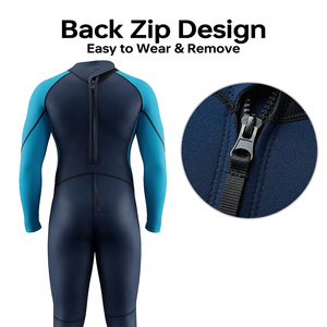 Muta Subacquea da Uomo 3mm per Surf e Snorkeling, Tuta Intera con Cerniera Posteriore per Facile Ingresso/Uscita, Vestibilità Ergonomica Durevole, OEM ODM - Product Image 3
