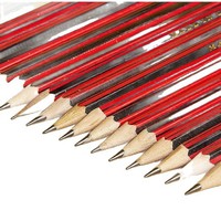 Crayon en bois hexagonal HB avec tête effaçable pour les élèves, idéal pour les récompenses scolaires et stimulant l'apprentissage.