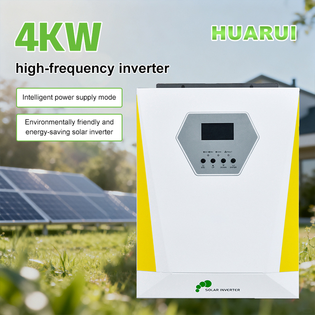 New Small Solar Hybrid Inverter Pure Sine Wave 4000W MPPT 24V120A 60-500Vdc Single Output Customization