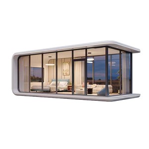 Casa Contenedor Moderna, Tienda Rectangular, Restaurante, Cafetería, Solución de Oficina Móvil - Product Image 4