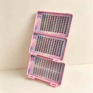 Bulk Supply Wispy Cluster <b>Lashes</b> <b>Individual</b> Segment <b>Lash</b> Extensions Custom Brand & Provide Label Mixed Size DIY <b>Lash</b> Cluster Kit - Product Image 2
