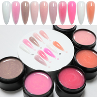 Fabricant professionnel ongles de construction scintillants fournisseur constructeur gel UV brillant gel d'extension d'ongles durs