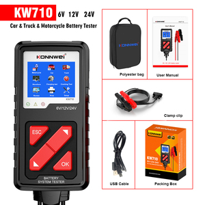 <strong>2026</strong> KONNWEI KW710 Professional <strong>Car</strong> Battery <strong>Tester</strong> 6V 12V 24V Battery Load <strong>Tester</strong> Charging Diagnostic Tool With Enhanced Clip - Product Image 6
