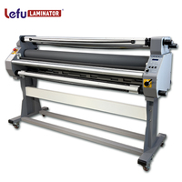 Laminateur pneumatique automatique LeFu LF1700-D5 pour vinyle, laminage à chaud/froid, largeur maximale 1630 mm, vitesse 8 m/min, emballage en caisse en bois