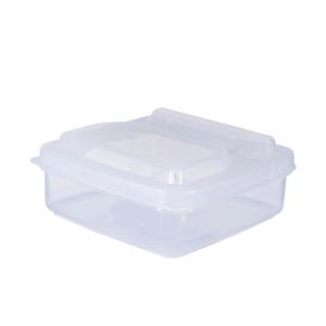 Contenedor cuadrado hermético con tapa abatible para almacenamiento de alimentos, para conservar ajo, jengibre y chile - Product Image 3