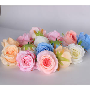 Cabeza de Flor Artificial Rosa Reina Tailandesa de 10cm, Seda de Alta Simulación, Decoración para Bodas, Accesorio para el Cabello, Manualidades DIY - Product Image 2