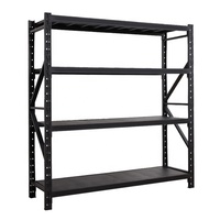 Système de rayonnage industriel, étagères de stockage pour entrepôt et garage, robustes