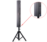 Barre de projecteurs LED professionnelle pour scène, 10x12W, blanc chaud ou ambre, contrôle matriciel, effet wall wash et beam