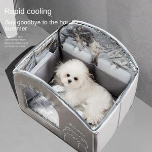 Solide Sommer-Kühlhundehütte Umweltfreundliches 600D Oxford-Gewebe Kühlendes Haustierbett für Kühlheit bei Warmem Wetter - Product Image 3