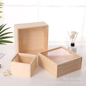 Wooden Storage Box <b>Solid</b> <b>Wood</b> Multi-functional <b>Desk</b> Organizer For Home Office Decoration - Product Image 4