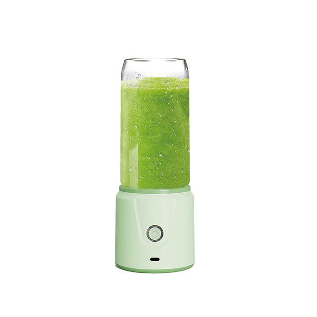 Portable Mini 10 Blades Stainless Steel DC Motor Slow Juicer Blender Electric USB 420ml Low Noise 1500mAh Battery Household Car