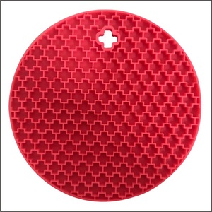 Silicone Soft Cross Texture Heat Insulation Jar Opener Pot Hold Round HoneyComb Square <b>Trivet</b> Mat Pad - Product Image 2