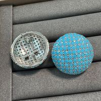 TIANSHE 2027 Nouvelle Collection Mariage – Parure Luxe Bleu Turquoise : Bracelet, Boucles d'Oreilles et Bague