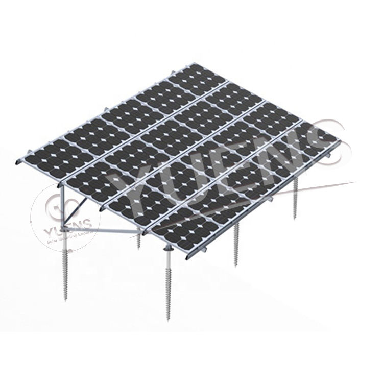 Yuens OEM Super Solar PV Ground Mounting Stand Structure Solar Panel ...