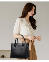 Vente en gros de sacs fourre-tout de luxe avec design simple Personnalité de la mode Prix bas matériau PU personnalisable