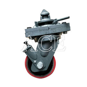 Ruedas giratorias de 8 pulgadas, ruedas giratorias de contenedor de carga pesada de poliuretano de 3 toneladas para mover contenedores - Product Image 4