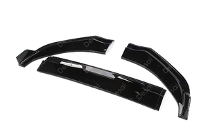 3 pièces de lèvre de pare-chocs avant de style <span class=keywords><strong>GT</strong></span> pour <span class=keywords><strong>Ford</strong></span> <span class=keywords><strong>Mustang</strong></span> <span class=keywords><strong>Mach</strong></span>-<span class=keywords><strong>E</strong></span> 2021 <span class=keywords><strong>2022</strong></span> 2023, noir brillant, moulé par injection, lèvre de séparateur domestique - Product Image 4