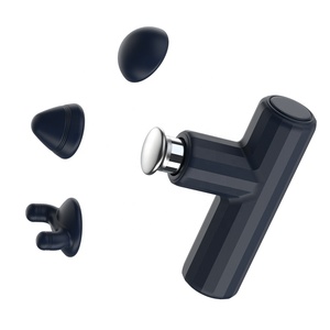 Mini Pistola de Masaje de Mano con 3 Cabezales de Silicona, 3 Niveles de Vibración, Temporizador de 10 Minutos, Fácil de Usar y Ligera - Product Image 2