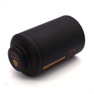 <span class=keywords><strong>Fancy</strong></span> 150g/200g lỏng trà lưu trữ <span class=keywords><strong>tin</strong></span> có thể vòng màu đen kim loại trà Caddy cho trà lưu trữ - Product Image 3