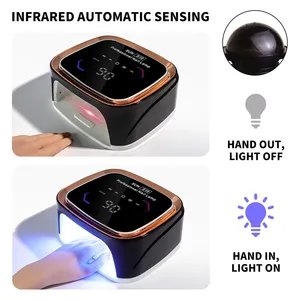 Rechargeable Nail Art Lamp Professional 36 LED UV Dryer for Gel Nail Polish, Fast Nail Dryer <b>with</b> 4 <b>Timers</b> for Salon and Home - Product Image 4