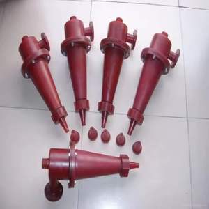 전문적으로 맞춤형 크기 절단 폴리 우레탄 하이드로 사이클론 모래 분리기 액체 회전 분리기 우대 가격 고무 제품 - Product Image 3