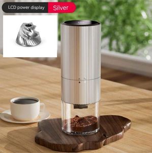 เครื่องบดเมล็ดกาแฟแบบพกพา LCD อิเล็กทรอนิกส์  แบบชาร์จไฟได้  ใช้พอร์ต USB สำหรับบดเมล็ดกาแฟ - Product Image 6