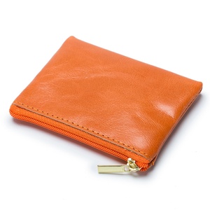 Custom Genuine Cow Leather Zipper Coin <b>Purse</b> Luxury Pattern Portable Pocket Change Case for Kids Cute <b>Small</b> Mini <b>Purse</b> Holder - Product Image 4