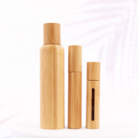 Botol parfum minyak esensial gulung bambu kaca 10 ml 1/3 oz 10 ml botol kaca bola rol