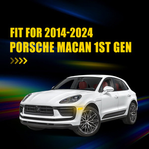 Kit de luces laterales de parachoques Auxito Clear Lens Amber Full LED para Porsche Macan 14-24 - Product Image 3