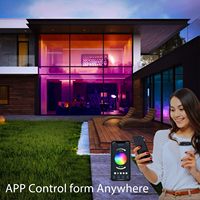 Bombilla LED de Cambio de Color Completo de 110V 220V E27/GU10, Sincronización Musical para Control Remoto WiFi Tuya, Foco Inteligente