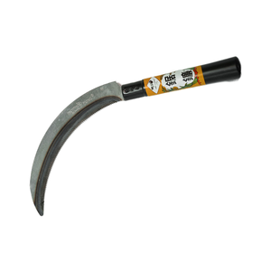 Vente flash, faucille <span class=keywords><strong>de</strong></span> <span class=keywords><strong>jardin</strong></span> personnalisable, bricolage, manche en plastique <span class=keywords><strong>de</strong></span> 7,5 pouces, épaisseur <span class=keywords><strong>de</strong></span> la lame <span class=keywords><strong>de</strong></span> 1,5 mm, finition oxyde noir - Product Image 3