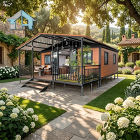 Maison mobile élégante de qualité supérieure de 20 pieds, maisons modulaires extensibles, bureau préfabriqué, maison modulaire pour une habitation compacte de luxe