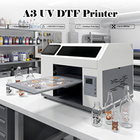 Imprimante UV DTF personnalisée, résolution 2880 dpi, impression CMYKWV, imprimantes à jet d'encre pour coques de téléphone, autocollants transparents, bouteilles d'eau