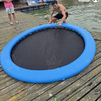 Anillo Flotante Redondo, Hamaca Inflable Acuática de 8 pies, Flotadores Inflables para Lago con Tecnología Dropstitch para Adultos y Niños