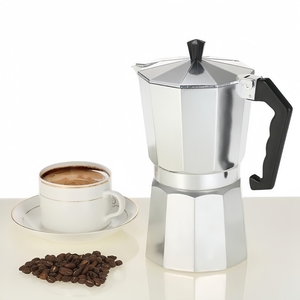 Haute Qualité Italien Moka Pot Espresso <span class=keywords><strong>Cafetière</strong></span> Classique Cuisinière En Aluminium Cafetera Céramique Induction moka pot <span class=keywords><strong>cafetière</strong></span> - Product Image 3