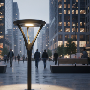 Farol de Jardín con Pantalla, Luminaria Arquitectónica <span class=keywords><strong>FLEXIA</strong></span>, Iluminación Decorativa para Postes, Luz para Jardín, Parque y Exteriores - Product Image 6