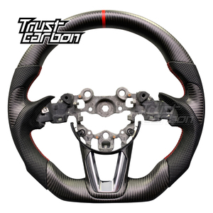 พวงมาลัยสปอร์ตคาร์บอนไฟเบอร์ด้านแบบกำหนดเองสำหรับ <span class=keywords><strong>MAZDA</strong></span> Atenza 2014-2023 3 <span class=keywords><strong>6</strong></span> Cx5 Cx60 Cx70 Cx8 Cx9 Mx5อุปกรณ์เสริมภายในรถ - Product Image 1