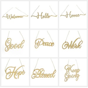 ป้ายไม้แกะสลักตัวอักษรภาษาอังกฤษทำจากไม้เป็นมิตรกับสิ่งแวดล้อมของตกแต่งบ้านป้ายไม้กลวงสำหรับธีมความรักของร้านค้าต้อนรับคริสต์มาส - Product Image 2