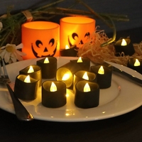 Bougies LED sans flamme télécommandées, effet flamme 3D, en plastique, alimentées par piles, avec minuterie 2, 4, 6, 8H, pour décoration intérieure et fêtes